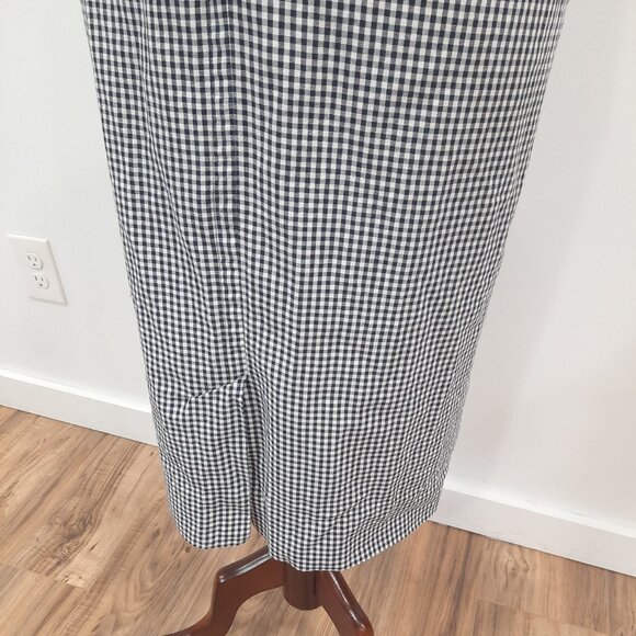 Vtg 70s handmade dark blue gingham skirt - Handmade - Picture 7 of 11